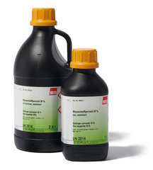 Hydrogen peroxide, 30 %, for synthesis, stab., 10 l, plastic