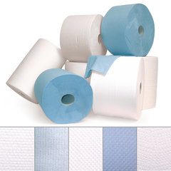 XXL 2 Blue, Rotizell® wipes, 2 plies, blue, roll width 38 cm, 2 unit(s)