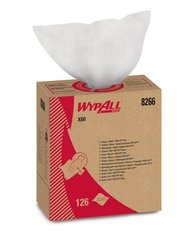 WYPALL® X60 reusable wipes , 1-ply, white, disp. box, 426 x 212 mm, 126 unit(s)