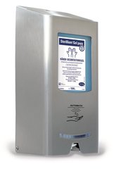CleanSafe extra touchless dispenser, Stl. steel, touchl., for 1000 ml bottles