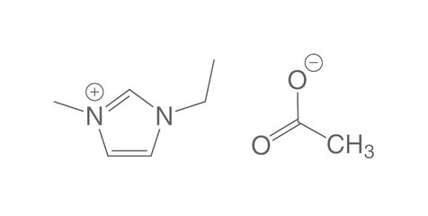 1-Ethyl-3-methyl-imidazolium , acetate (EMIM OAc), 25 g, glass