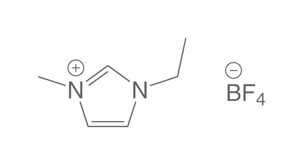 1-Ethyl-3-méthyl-imidazolium, tetrafluoroborate (EMIM BF4), 50 g, glass