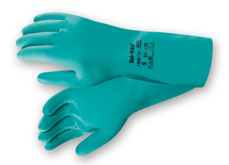 Chemical protection gloves Solvex®, 37-675, size 7, length 330 mm, green