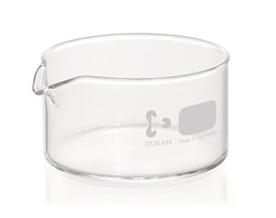 Crystallizing dishes, Ø 80 mm, DURAN®, with spout, 150 ml, 10 unit(s)