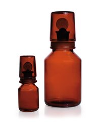 Acid bottles with cap, brown glass, 250 ml, NS 19/17, 1 unit(s)