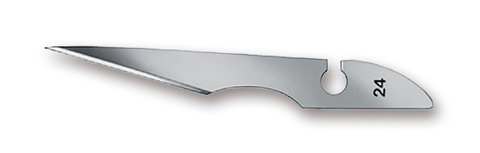 Scalpel blades, type 24, non-sterile, 144 unit(s)