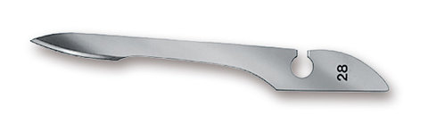 Scalpel blades, type 28, non-sterile, 144 unit(s)