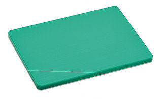 Cutting board, plastic, green, L 400 x W 300 x H 20 mm, 1 unit(s)