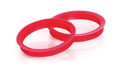 Pouring rings, ETFE, red, thread 32, 10 unit(s)