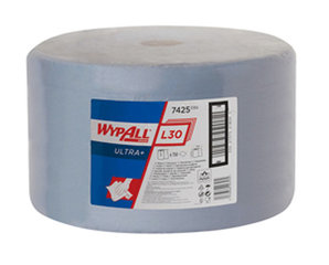 Wypall® L30 ULTRA+, 3-ply, blue, Towel size 235 x 380 mm, 1 unit(s)