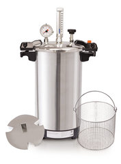 Benchtop steam steriliser CertoClav, EL 18L, 125/140 °C with 1.4/2.7 bar