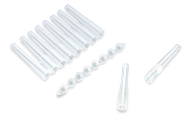 Refill vials for Autotube racks, PP, 1.2ml, 8 strips, loose, non-sterile
