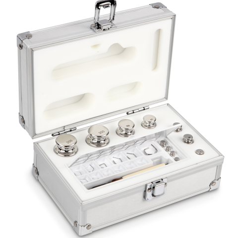 E1 1 mg -  200 g Set of weights in aluminium case, Stainless steel (OIML)