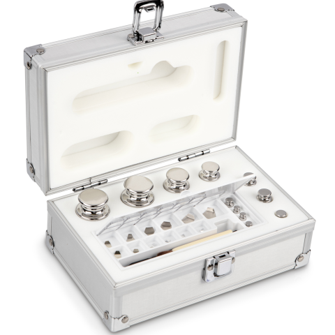E2 1 mg -  200 g Set of weights in aluminium case, Stainless steel (OIML)