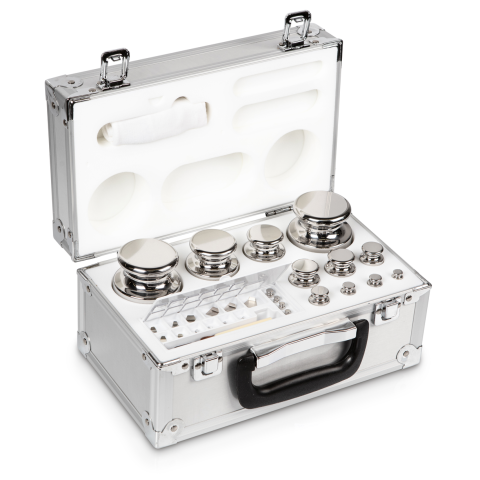 E2 1 mg -  2 kg Set of weights in aluminium case, Stainless steel (OIML)