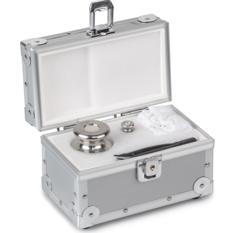Aluminium weight case, bis 1 kg Aluminium for  E1 - M3, Cylindrical