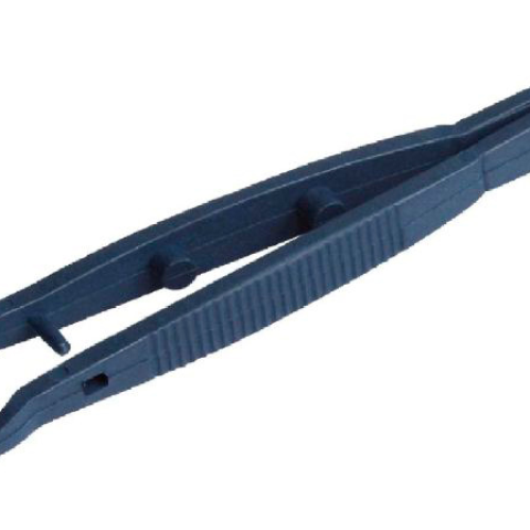 Tweezers (plastic) length 105 mm, for weights 1 mg - 200 g