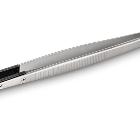 Tweezers, stainless steel with plastics tip (E1 - M3)