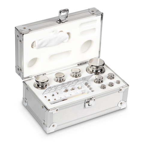 F1 1 mg -  1 kg Set of weights in aluminium case, Stainless steel (OIML)