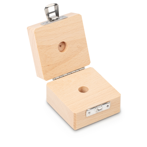 Wooden weight box, 10 g Beech for  F2 + M1, Cylindrical