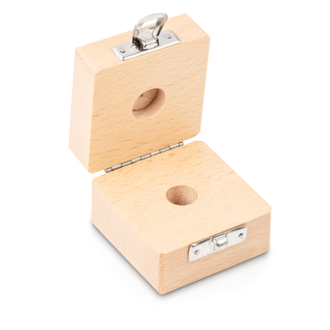 Wooden weight box, 20 g Beech for  F2 + M1, Cylindrical