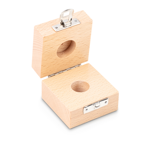 Wooden weight box, 50 g Beech for  F2 + M1, Cylindrical