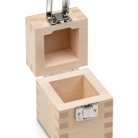 Wooden weight box, 1 kg Beech for  F2 + M1, Cylindrical