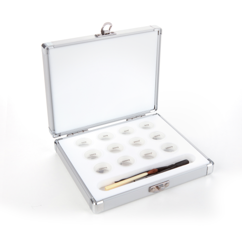 F2 1 mg -  500 mg Set of weights in aluminium case, Stainless steel (OIML)