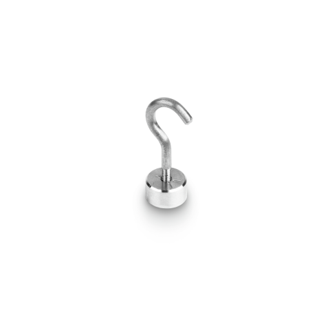 M1 1 g Test weight Hook, Finely turned stainless steel (OIML)