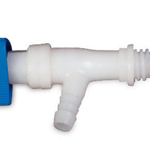 Draincock, HDPE, straight, for Rotilabo®-canister, 1 unit(s)