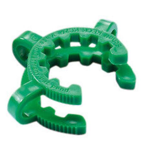 Conical joint clips, POM, green, for standard ground joint 10, 12 unit(s)