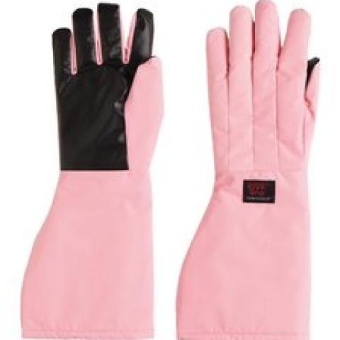 Cryo-Grip® gloves with cuff, Elbow length, pink, S size, 1 pair