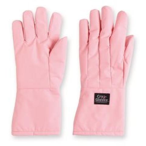 Cryo-Gloves® thermal protection gloves, With cuff, forearm length, pink, S size