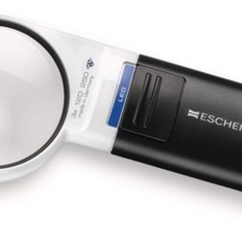 Pocket illuminated magn. glass, 3x magn., With white-light LED, 52 mA, 1 unit(s)