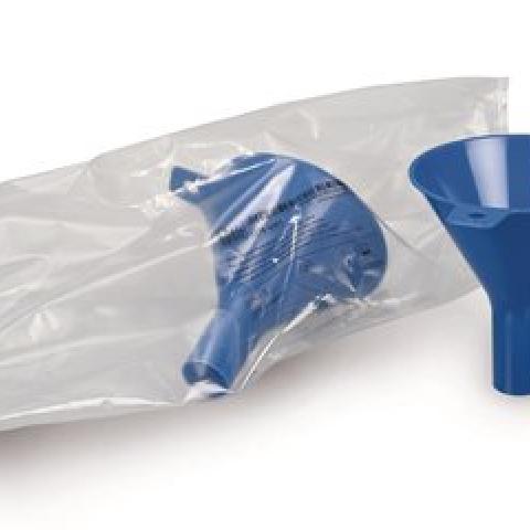 Disposable powder funnel, PS, , blue, sterile, 10 unit(s)