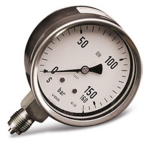 Pressure gauge, stainless steel, range 0 - 250 bar, 1 unit(s)