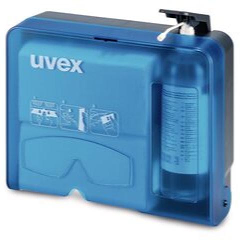 uvex eyewear cleaning station , Incl. cleaning fluid, paper and pump, 1 set