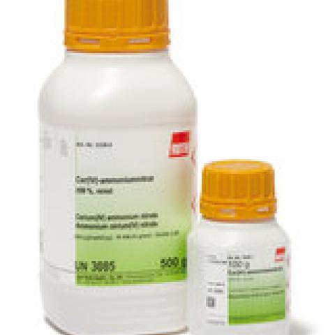 Ceric(IV) ammonium nitrate, min. 99 %, extra pure, 250 g, plastic