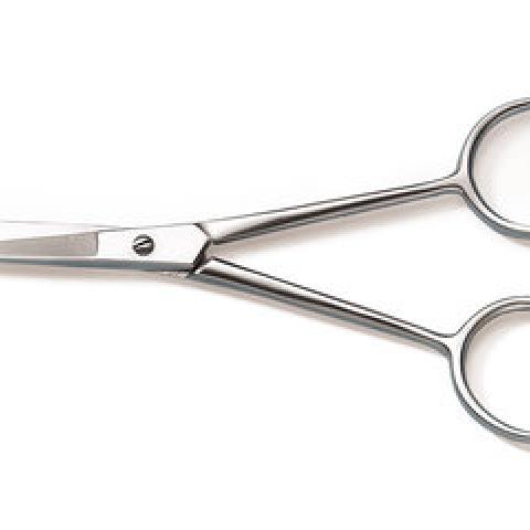 Microscopy scissors,, blunt-blunt, curved, L 125 mm, 1 unit(s)