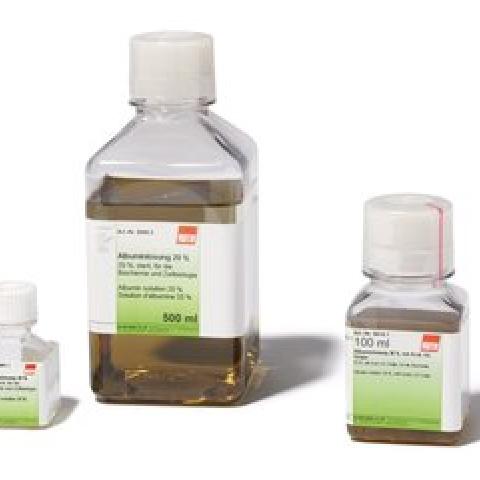 Albumin solution 20 %, sterile, for biochemistry and cell biology, 20 ml