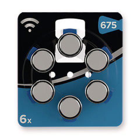Button cell, V 675 AT, zinc-air, 1.4 V, 6 unit(s)