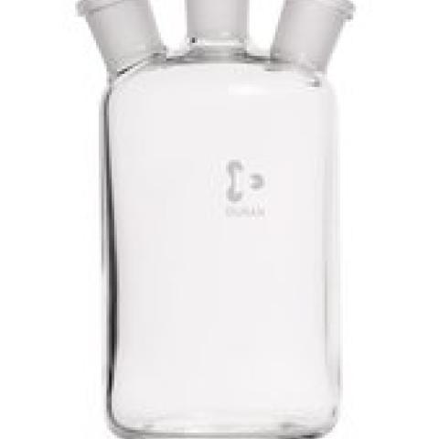 Woulff bottle, with 3 standard ground, necks, DURAN®, 500 ml, 1 unit(s)