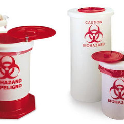 Biohazard waste collection containers, 5,5 l, auslaufsicher, 1 unit(s)