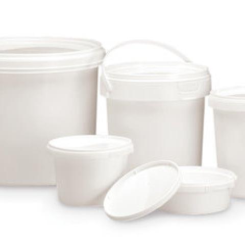 Disposable bucket, PP, white, 1000 ml, 100 unit(s)