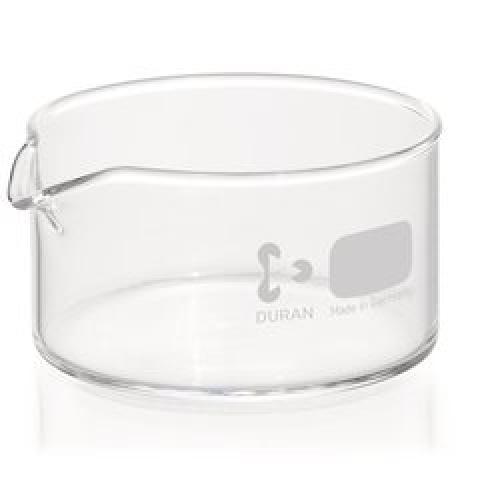 Crystallizing dishes, Ø 80 mm, DURAN®, with spout, 150 ml, 10 unit(s)