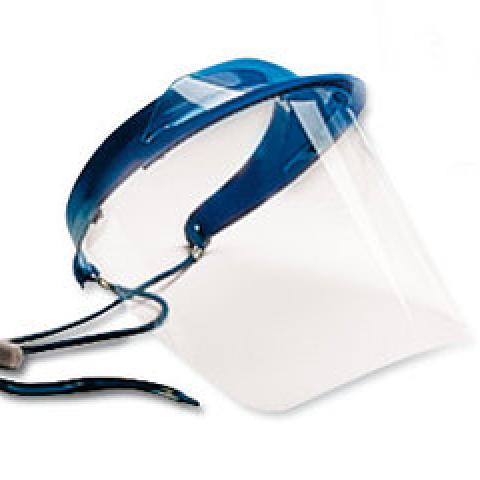 Face protection screen Polysoft, PC, blue, ultra-light, 1 unit(s)
