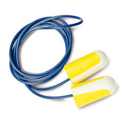 Disposable ear plugs Bilsom 304L, acc. DIN EN 352-2, with safety strap, 20 pair