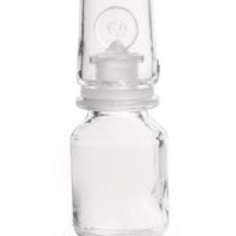 Acid bottles with cap, clear glass, 100 ml, NS 19/17, 1 unit(s)