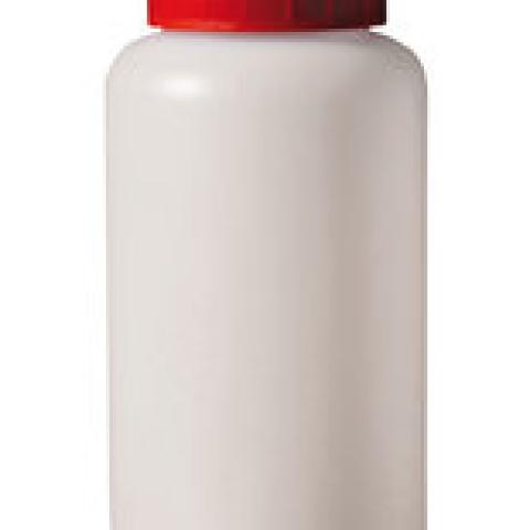 Wide-necked bottles, leakproof, HDPE, Ø 80 x H 136, 500 ml, 140 unit(s)