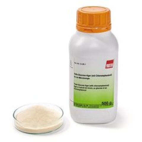 Yeast Glucose Agar, (w. chloroamphenicol), for microbiology, 1 kg, plastic